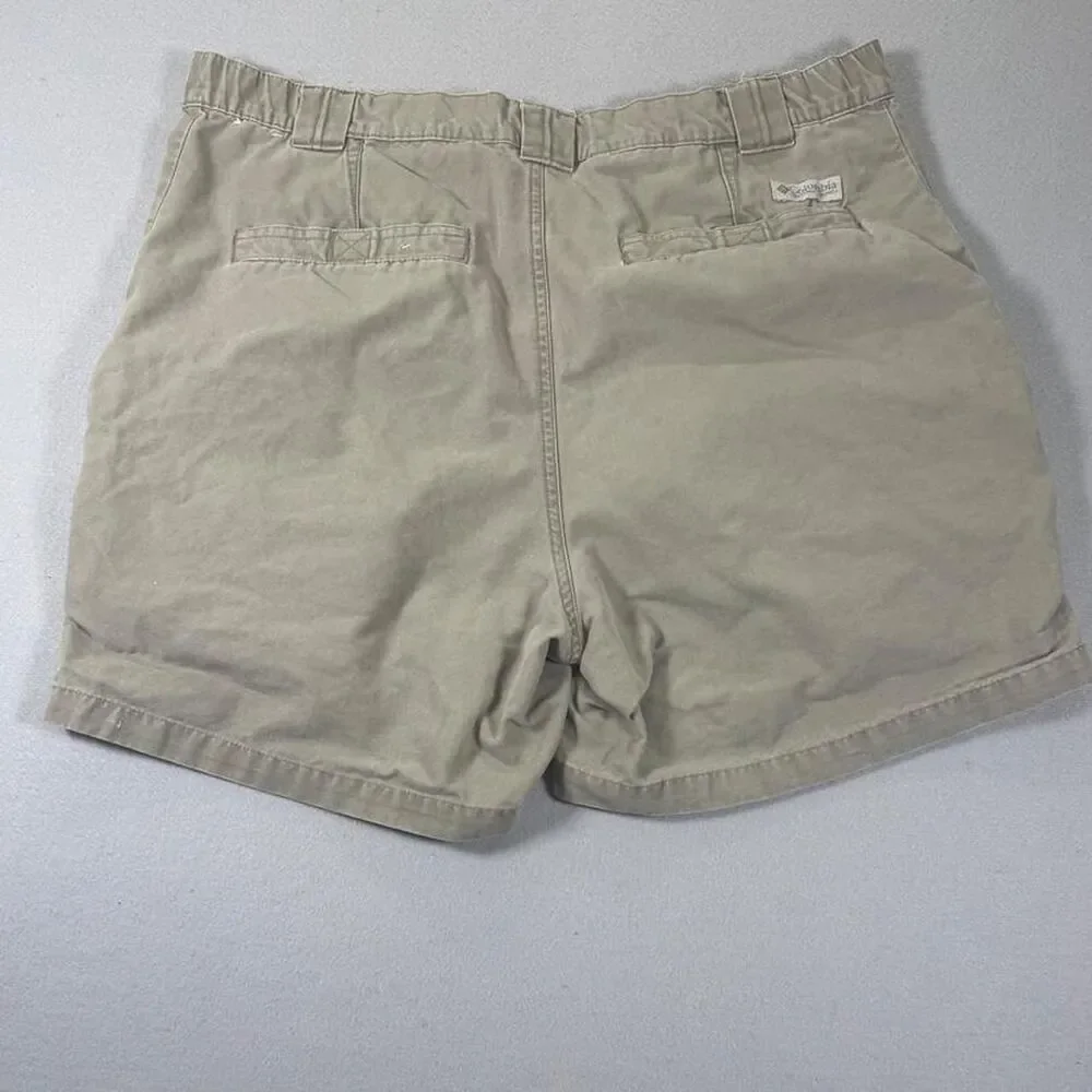 Columbia-sportswear Men's Tan and Cream Shorts